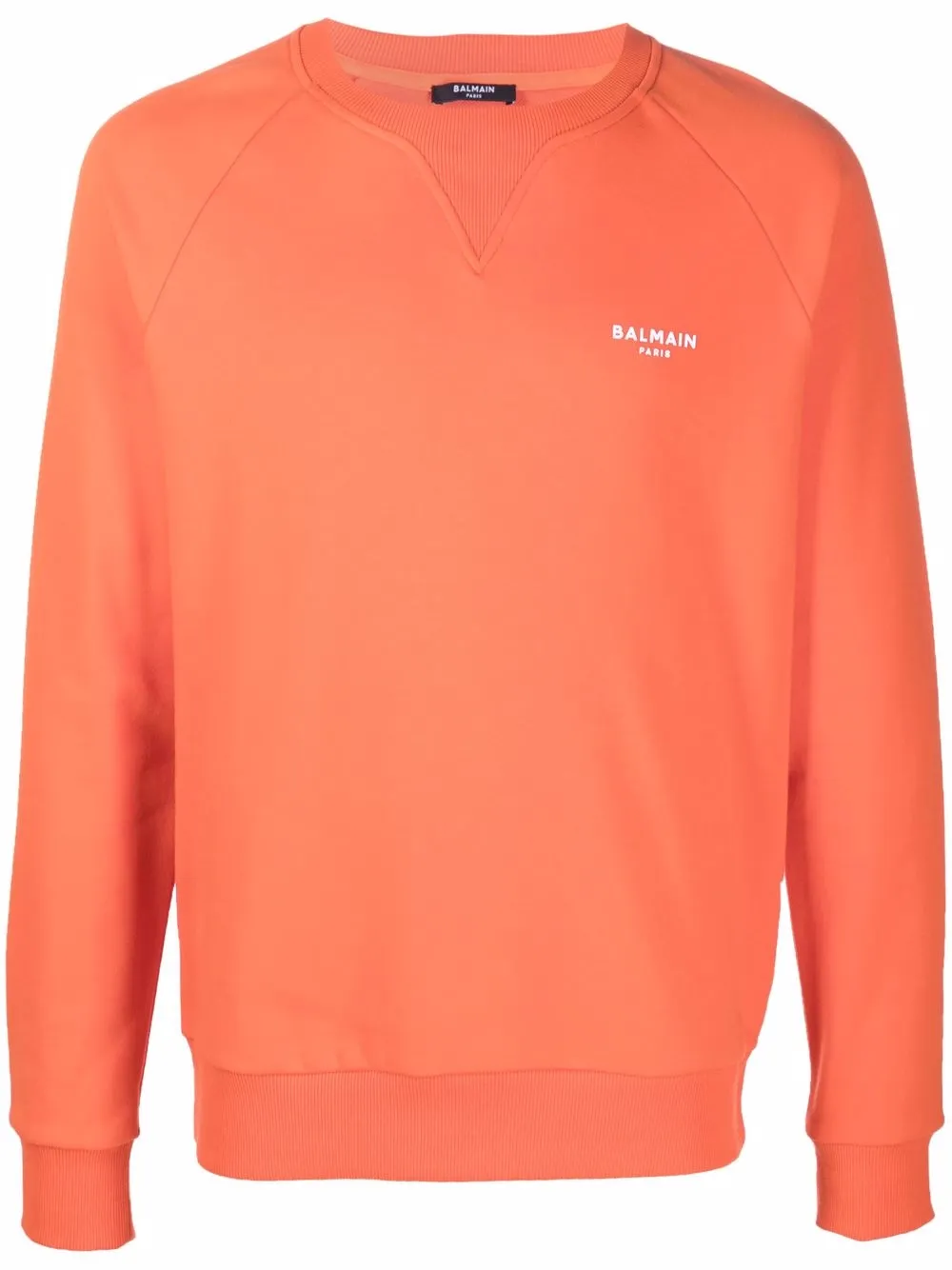 

Balmain sudadera con logo estampado - Naranja