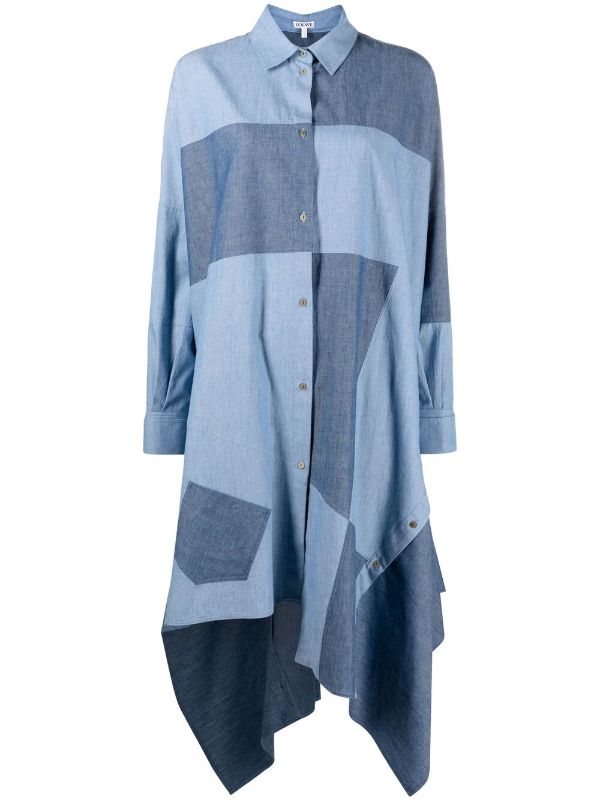 loewe patchwork shirt