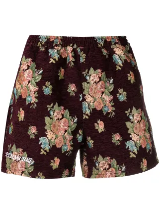 Pleasures floral-print flared shorts 