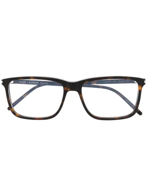 Saint Laurent Eyewear lentes con armazón estilo carey