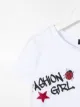 Monnalisa graphic-print cropped T-shirt