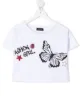 Image 1 of Monnalisa graphic-print cropped T-shirt