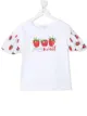 Image 1 of Monnalisa strawberry-print T-shirt