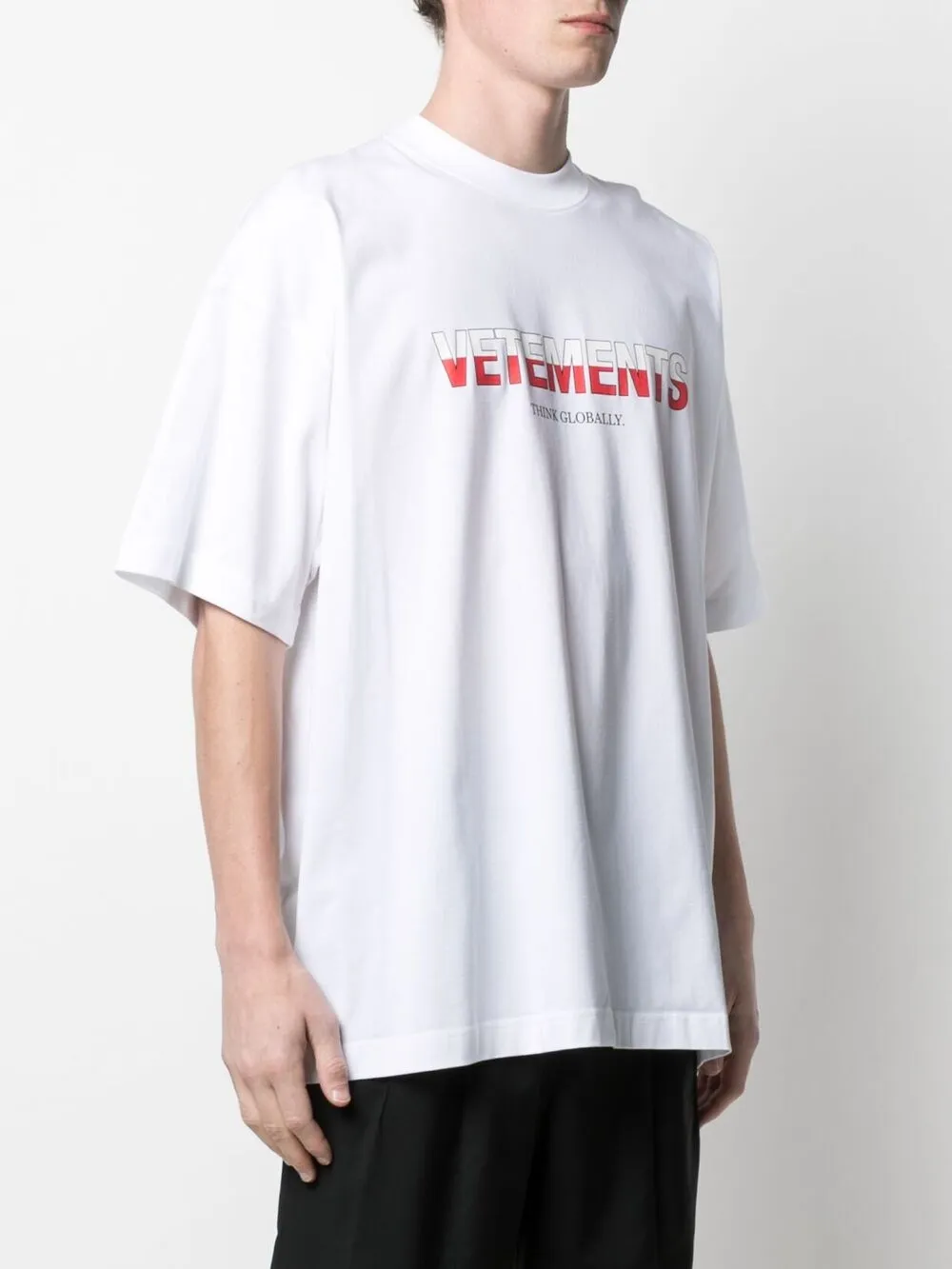 фото Vetements футболка с логотипом