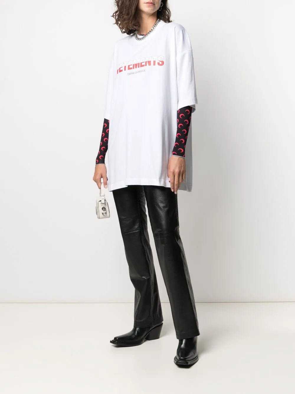 фото Vetements футболка с логотипом