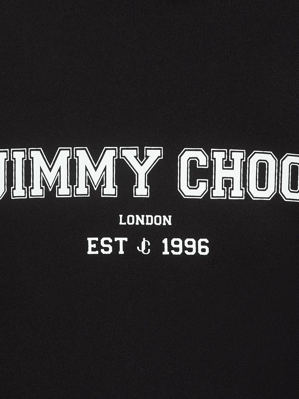 Jimmy Choo JC College logo-print Hoodie - Farfetch