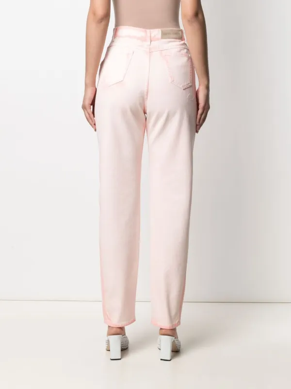 Alberta Ferretti bleach-wash Tapered 