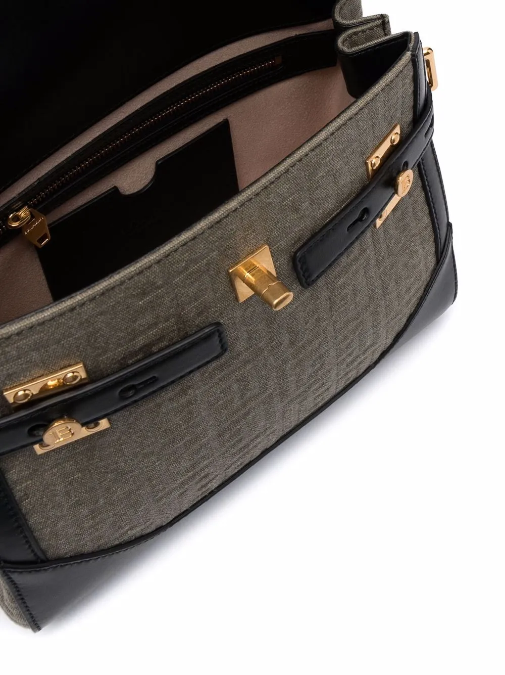 фото Balmain сумка-тоут с тисненой монограммой