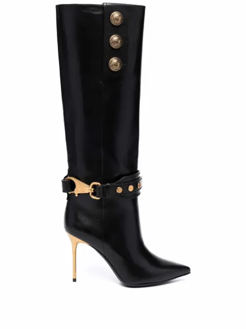 StclaircomoShops - balmain button detail ankle boots item ...
