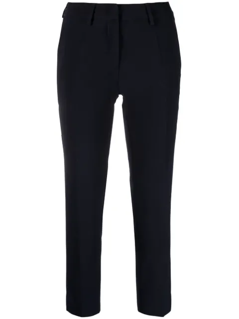 Blanca Vita pantalones capri con cierre oculto