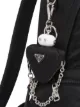 Prada robot triangle pouch