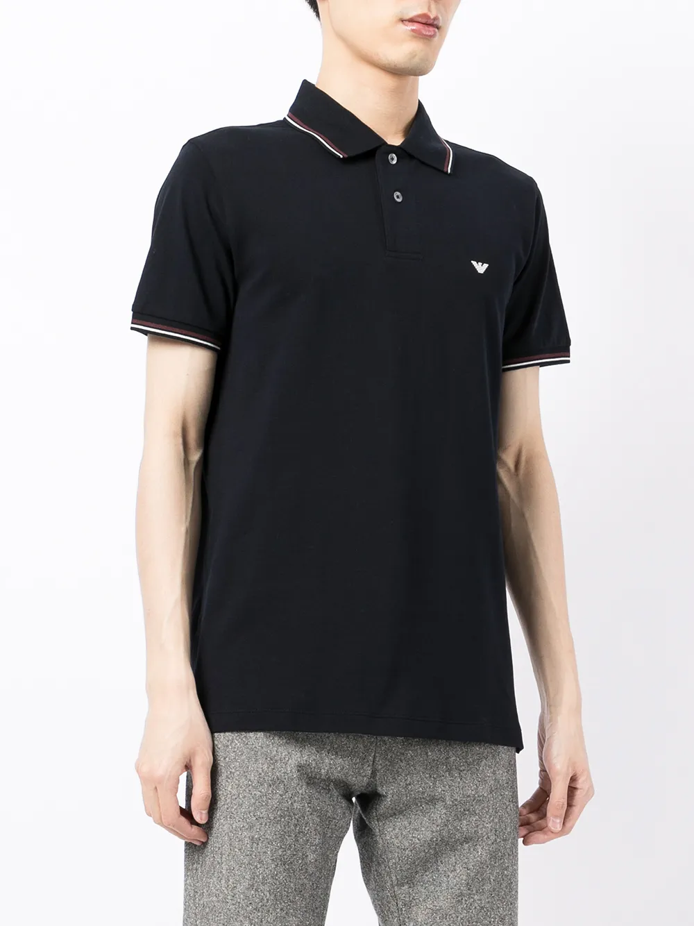 фото Emporio armani рубашка поло с логотипом