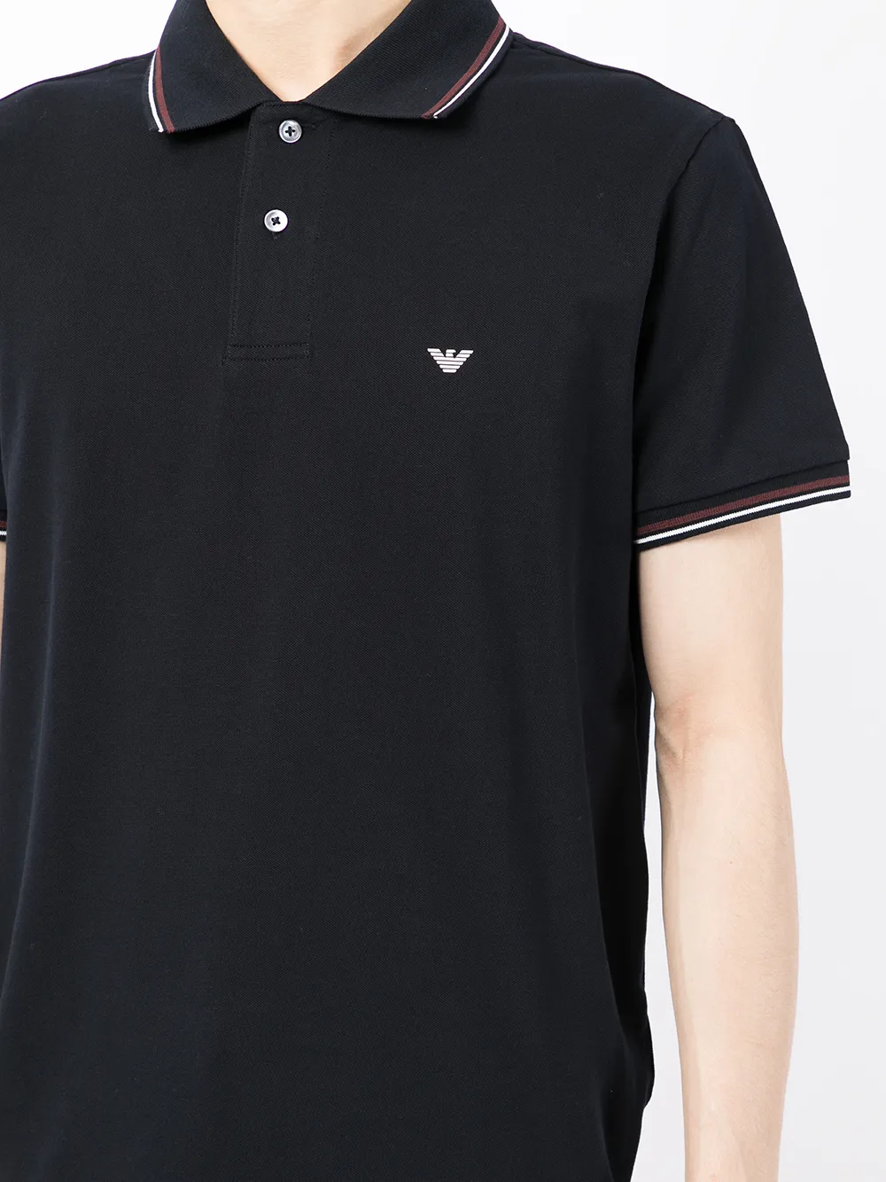 фото Emporio armani рубашка поло с логотипом