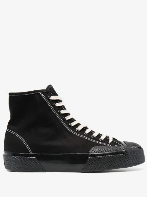 Superga high-top lace-up sneakers