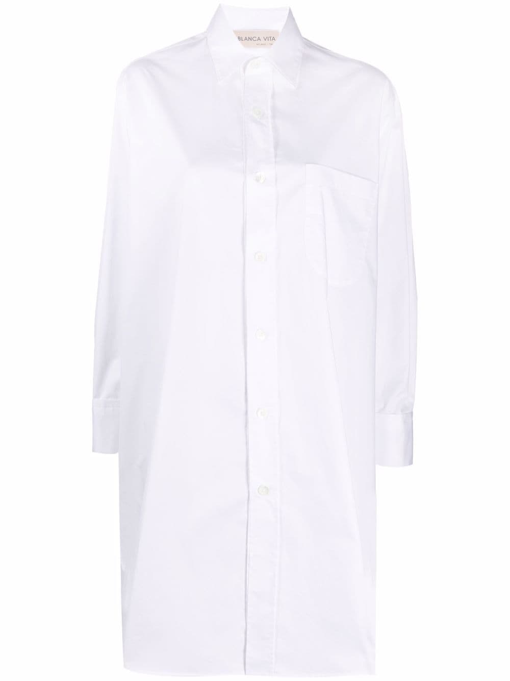 

Blanca Vita vestido camisero - Blanco