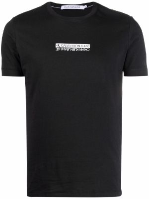 playera calvin klein negra