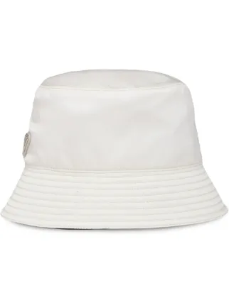 PRADA Re-Nylon Logo Bucket Hat Black