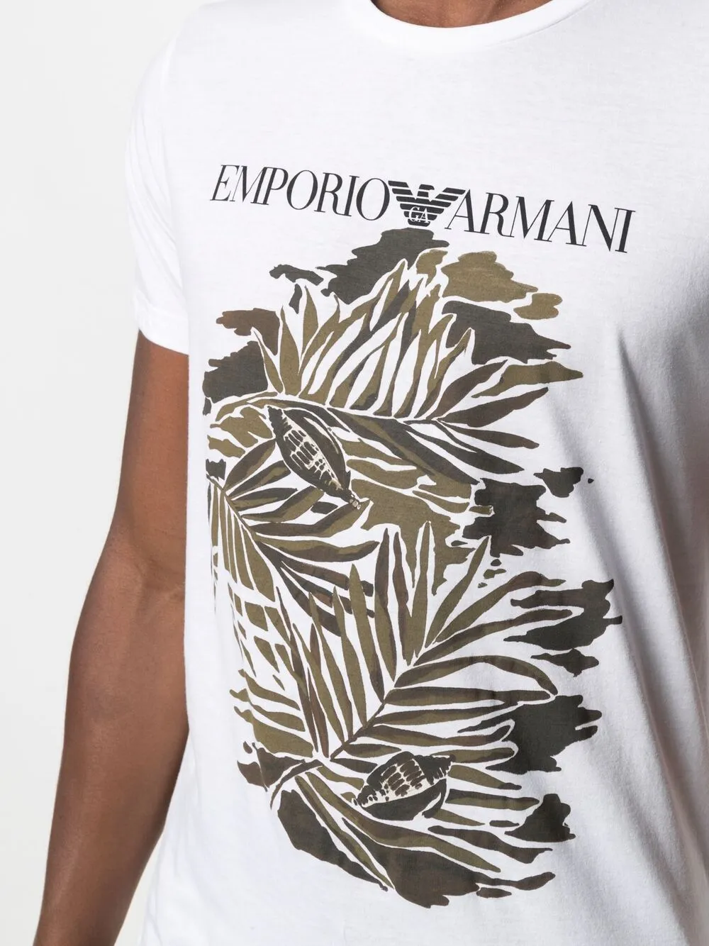 фото Emporio armani футболка с логотипом