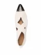 Uma Wang dip-toe cross-strap pumps