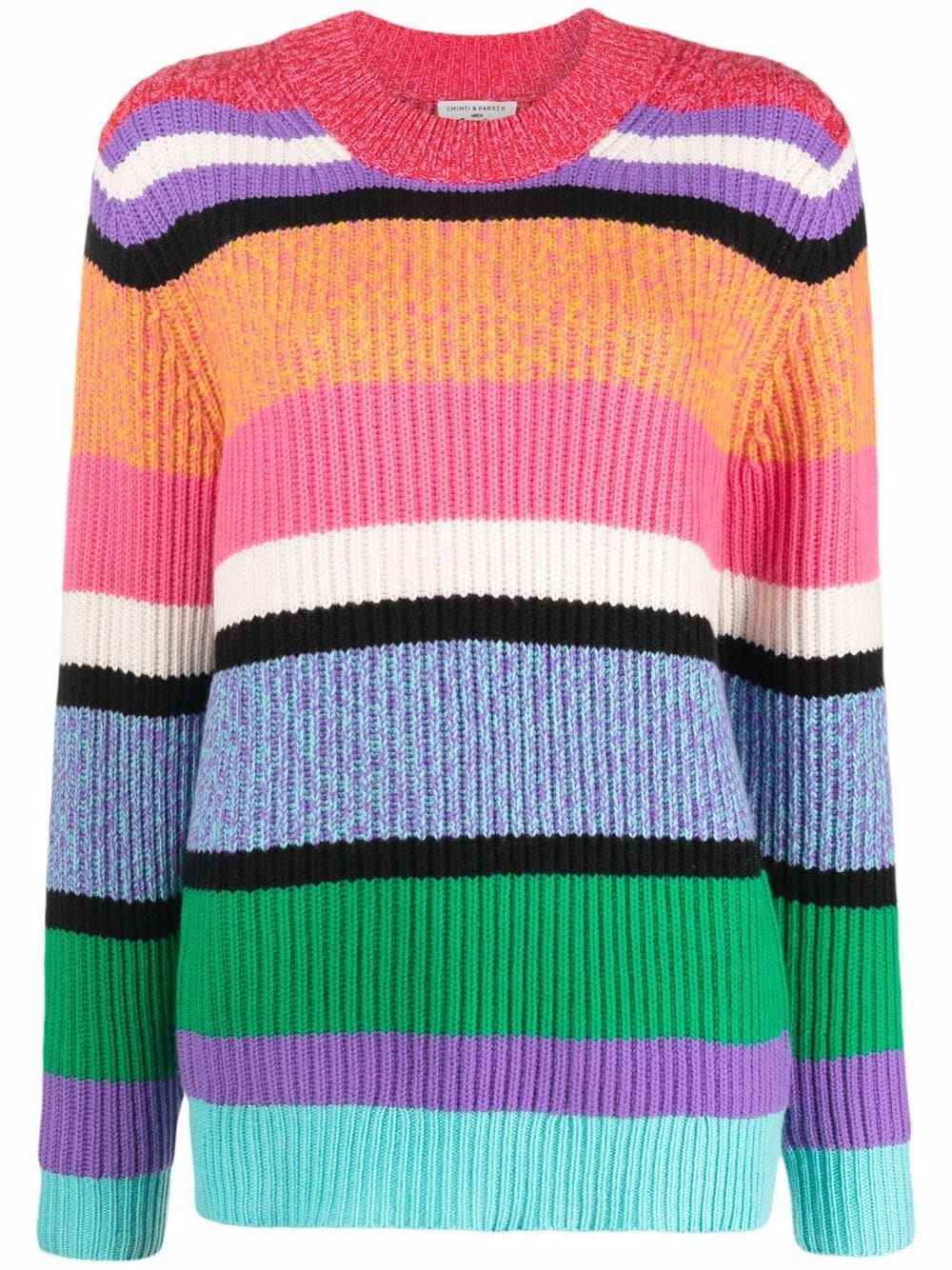 Chinti Parker Crayola Twisted Yarn Striped Jumper Farfetch