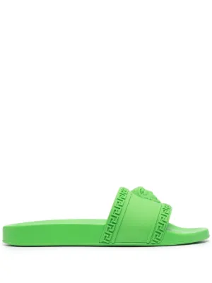 farfetch versace slides