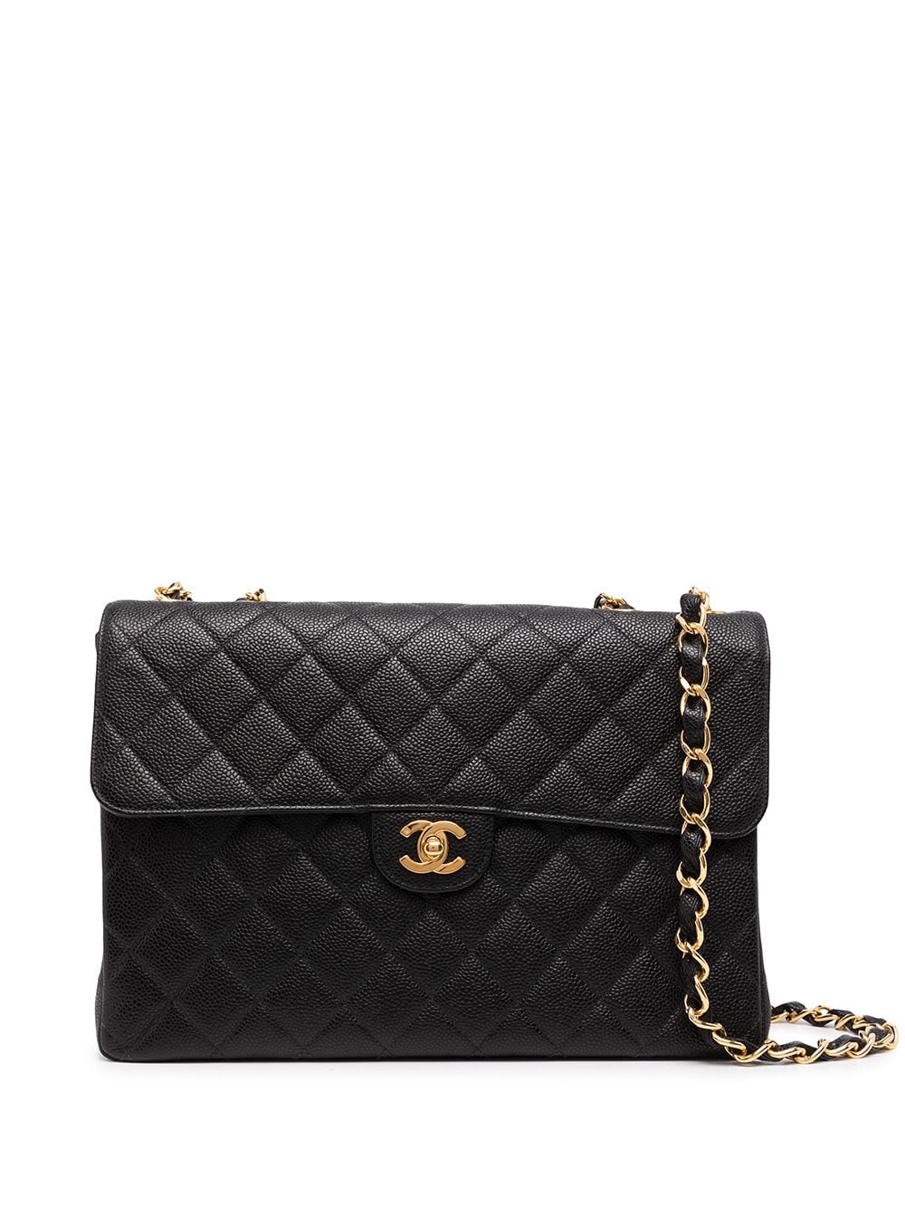 CHANEL Pre-Owned 2000 Classic Flap Jumbo Shoulder Bag - Farfetch