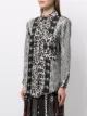 Pierre-Louis Mascia camisa de seda con paneles en contraste