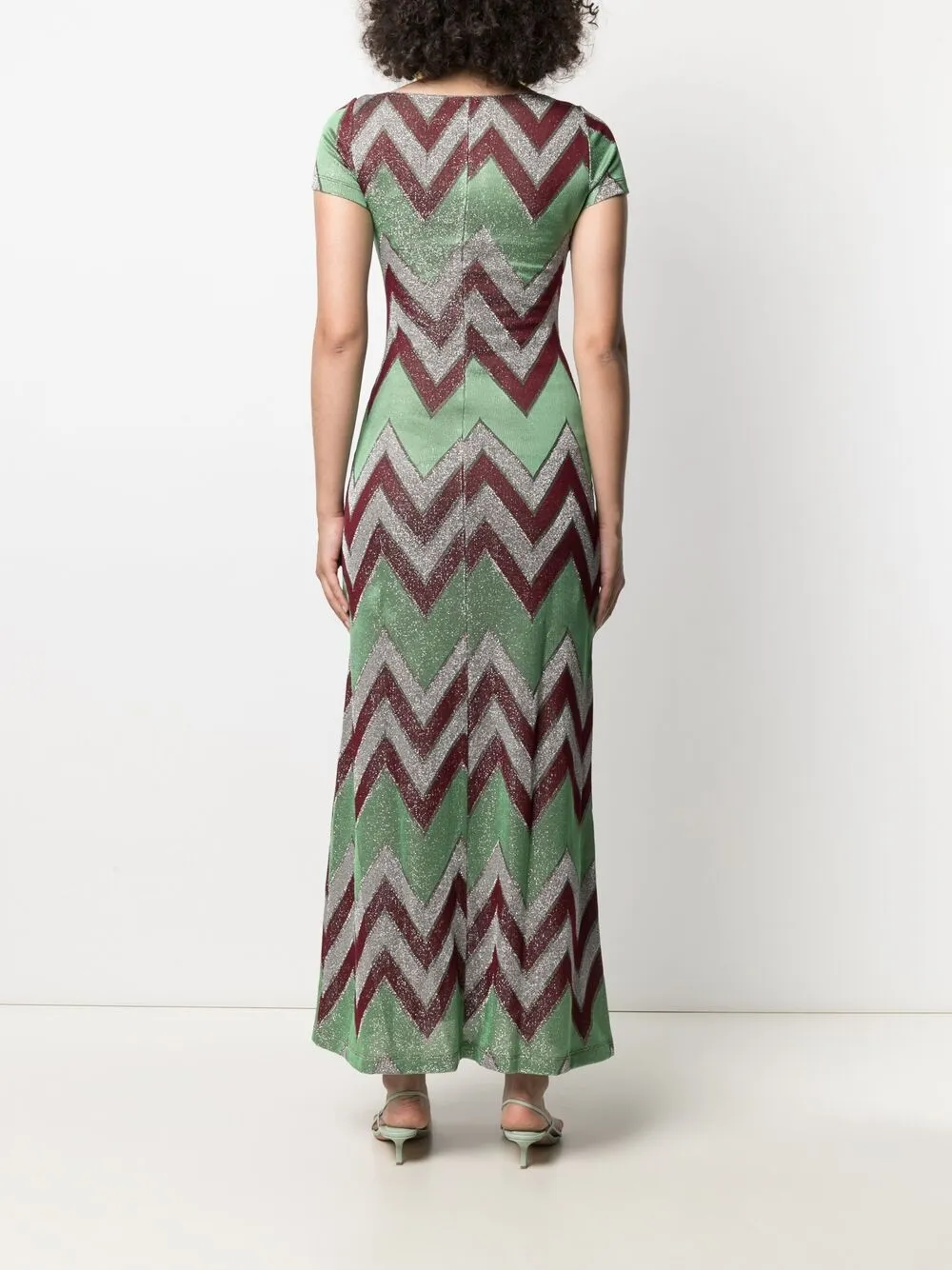 фото M missoni платье с узором зигзаг