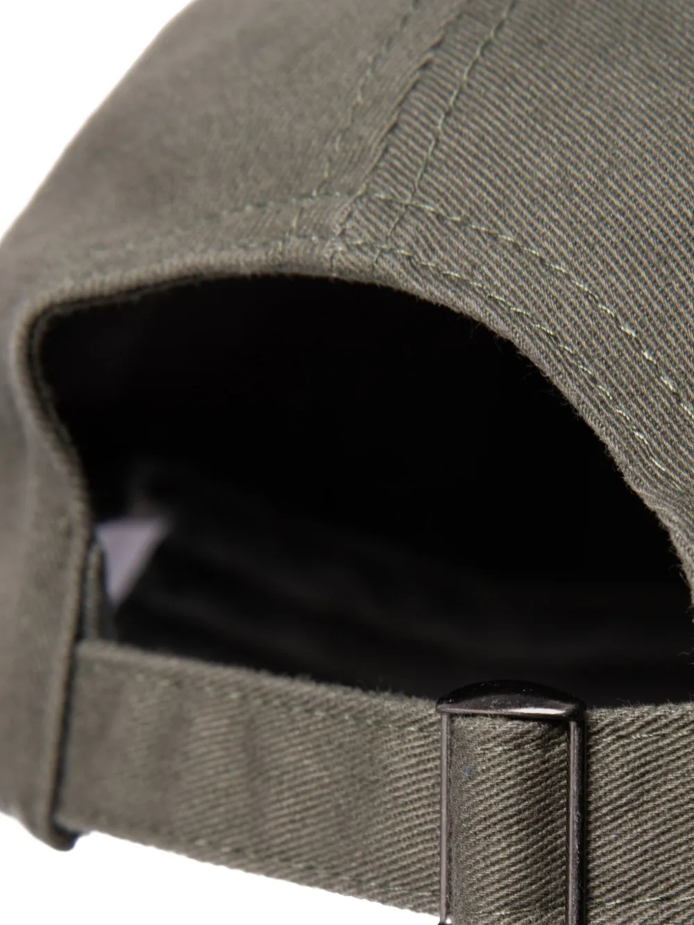 Wood logo-embroidered baseball cap Grijs