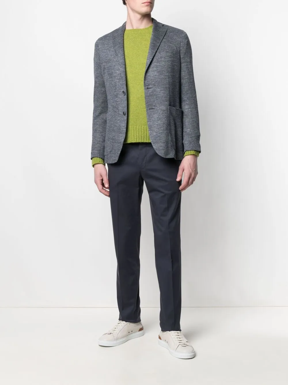 Boglioli linen-blend buttoned blazer | Blazers | Image 2