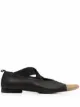 Image 1 of Uma Wang dip-toe cross-strap pumps