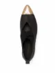 Uma Wang dip-toe cross-strap pumps