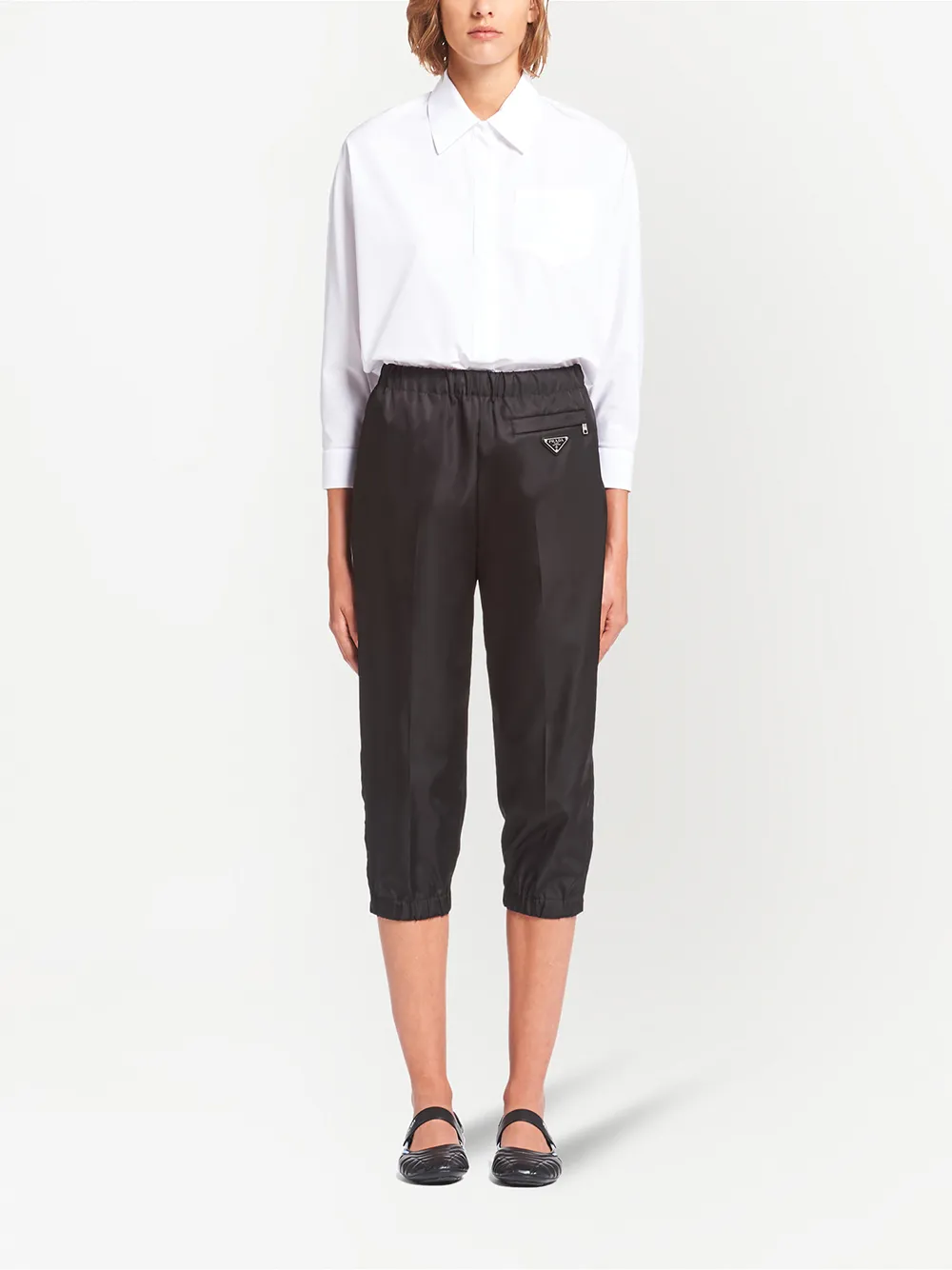 Image 2 of Prada Re-Nylon Gabardine Capri pants