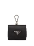 Prada leather earphones case - Black