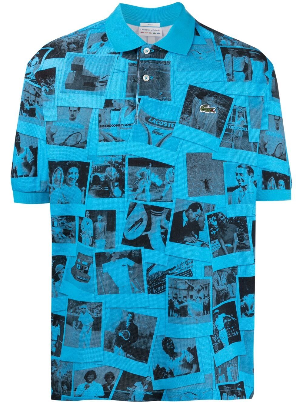 фото Lacoste рубашка поло с фотопринтом