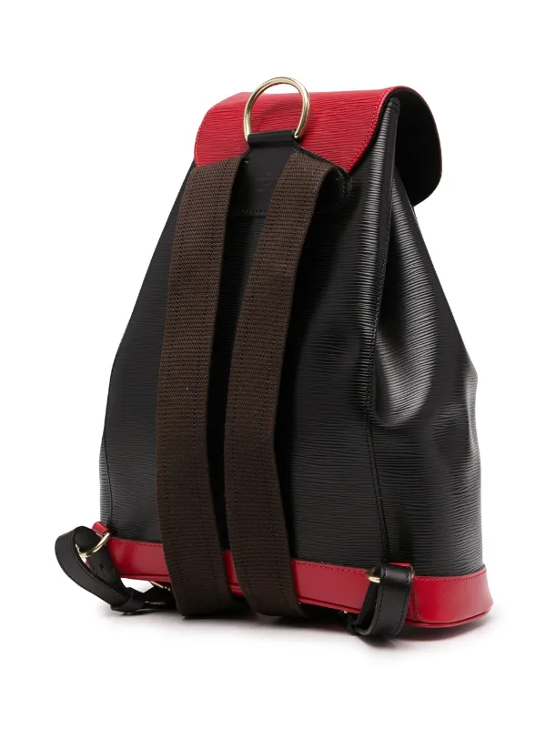 louis vuitton black and red backpack Palm Springs Mini in as supple as it is resistant LOUIS VUITTON Christopher mm Black
