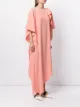 Paule Ka draped asymmetric maxi dress