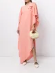 Image 2 of Paule Ka draped asymmetric maxi dress