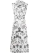 Image 1 of Erdem floral-jacquard sleeveless trench coat