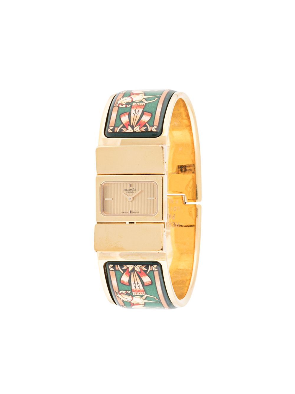 фото Hermès кварцевые наручные часы loquet pre-owned 18 мм