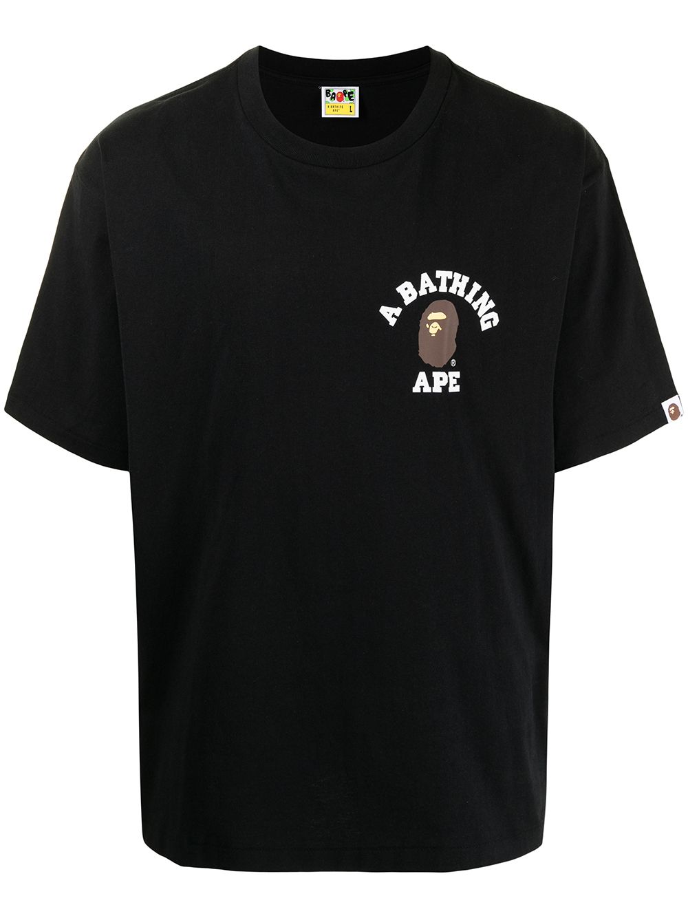 A Bathing Ape Chest Logo-print T-shirt In Black