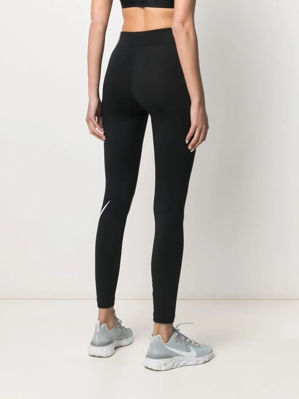 Shop Nike logo-print leggings with Express Delivery - FARFETCH