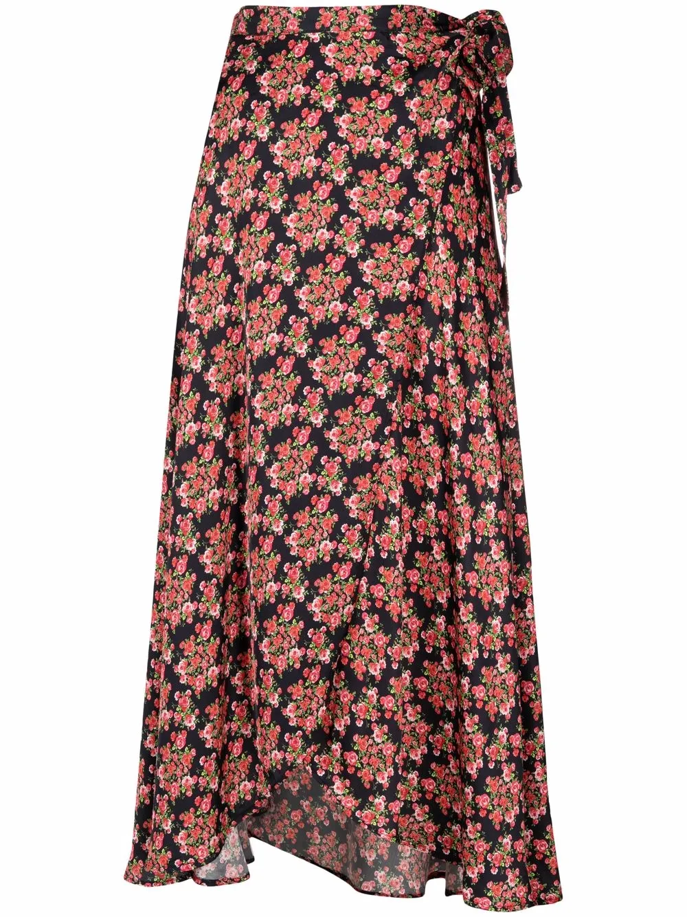 MC2 SAINT BARTH FLORAL WRAP SKIRT