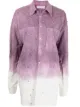 Image 1 of Faith Connexion bleached two-tone shirt jacket