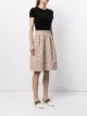 Paule Ka vestido Bi-Material Jacquard
