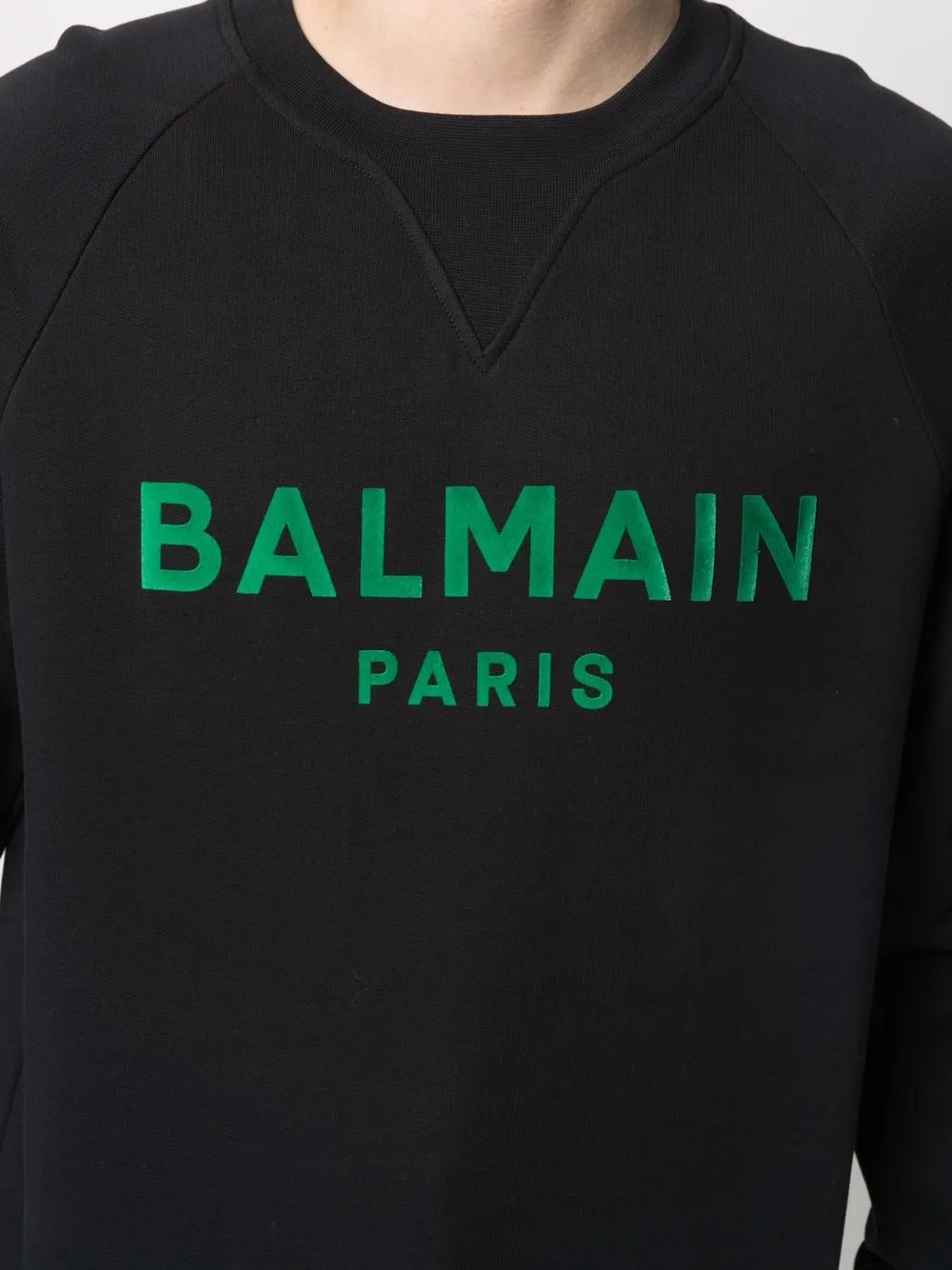 фото Balmain футболка с фактурным логотипом