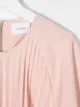 UNLABEL pleated tie-waist dress