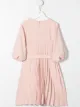 Image 2 of UNLABEL pleated tie-waist dress