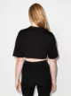Alessandra Rich logo-embellished cropped T-shirt