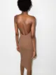 Reformation Vestido midi Kelsey de tricô canelado
